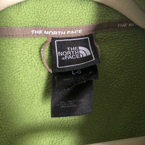 Green North Face jacket (L) - Picture 2 of 3